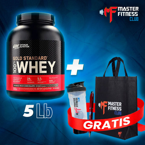 Gold Standard 100% Whey 5 Lb Proteína aislada – Optimum Nutrition