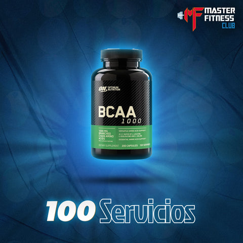 BCAA 1000 200 Cápsulas Optimum Nutrition (100 Servicios)