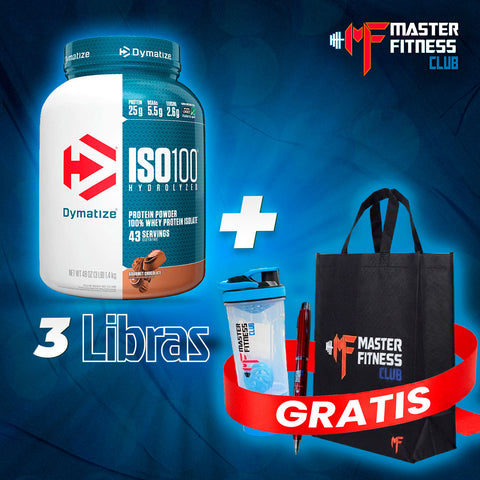 Proteína Dymatize ISO 100 3Lb Hidrolizada