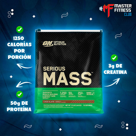 Serious Mass 12Lb Optimum Nutrition Ganador de peso