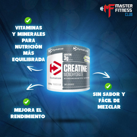 Creatina Monohidratada Creapure 500g Dymatize