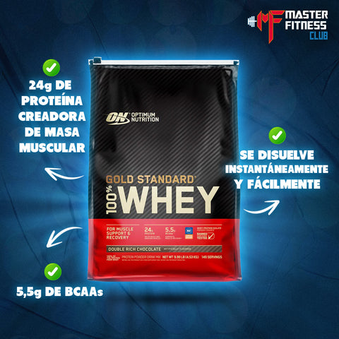 Gold Standard 100% Whey 10 Lb Proteína aislada – Optimum Nutrition