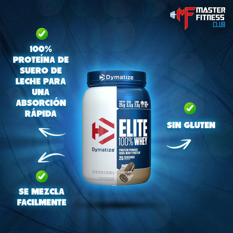 Proteína Elite 100% Whey 2lb Dymatize