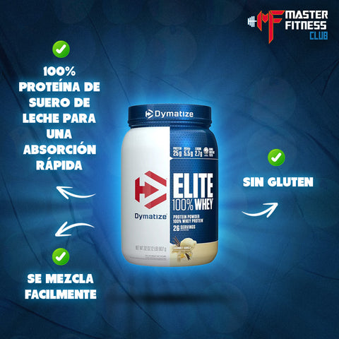 Proteína Elite 100% Whey 2lb Dymatize