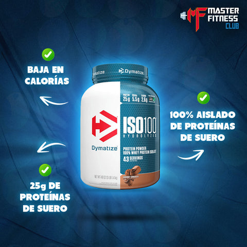 Proteína Dymatize ISO 100 5Lb Hidrolizada