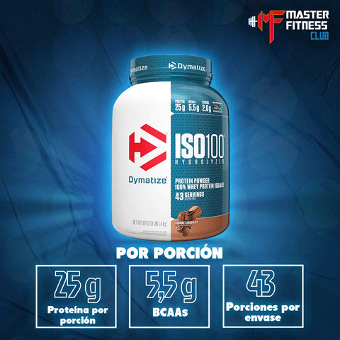 Proteína Dymatize ISO 100 3Lb Hidrolizada