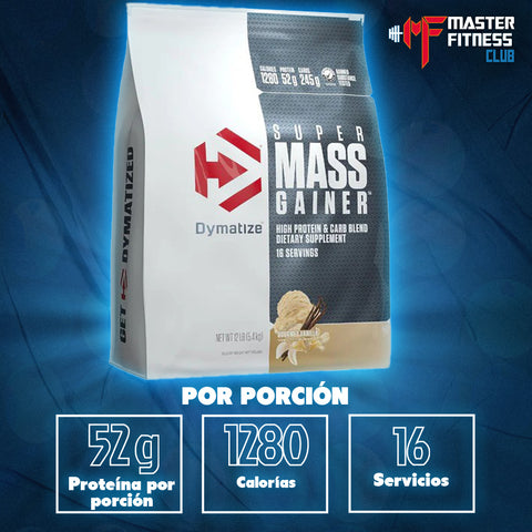 Super Mass Gainer 12Lb Dymatize Ganador de Peso