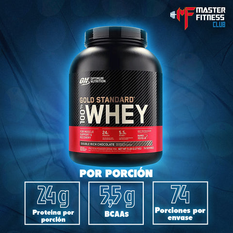 Gold Standard 100% Whey 5 Lb Proteína aislada – Optimum Nutrition