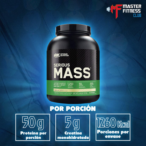 Serious Mass 6Lb Optimum Nutrition Ganador de peso