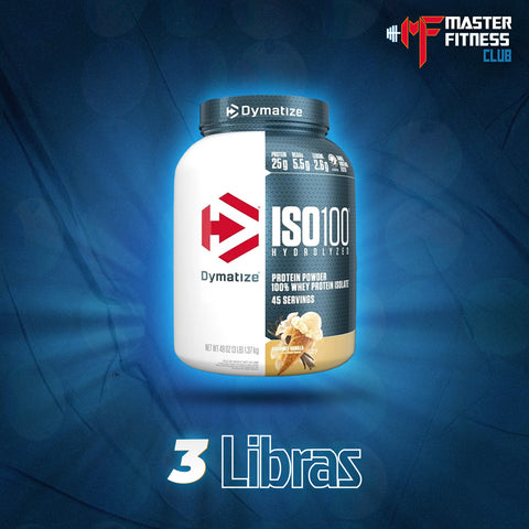 Proteína Dymatize ISO 100 3Lb Hidrolizada