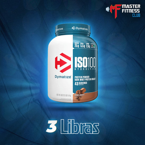 Proteína Dymatize ISO 100 3Lb Hidrolizada
