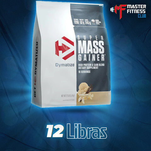 Super Mass Gainer 12Lb Dymatize Ganador de Peso