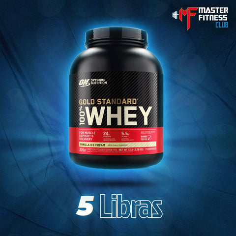Gold Standard 100% Whey 5 Lb Proteína aislada – Optimum Nutrition